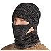Bonnet d'hiver pour homme et femme - Protection des oreilles - Chaud - En tricot épais - Doux - Épais - Pour le froid - Ajoutez du velours pour rester au chaud - - 6 3/4/7 5/8