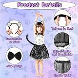 Zoom IMG-2 costume gatto bambina 4 pezzi