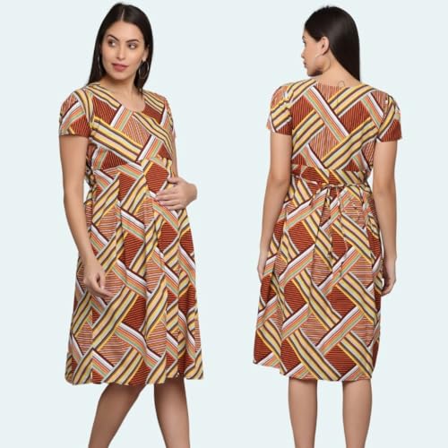 Image of Morph Maternity | Maternity Dresses for Women | Fits During Pregnancy & Post Pregnancy | Back Tie to Adjust