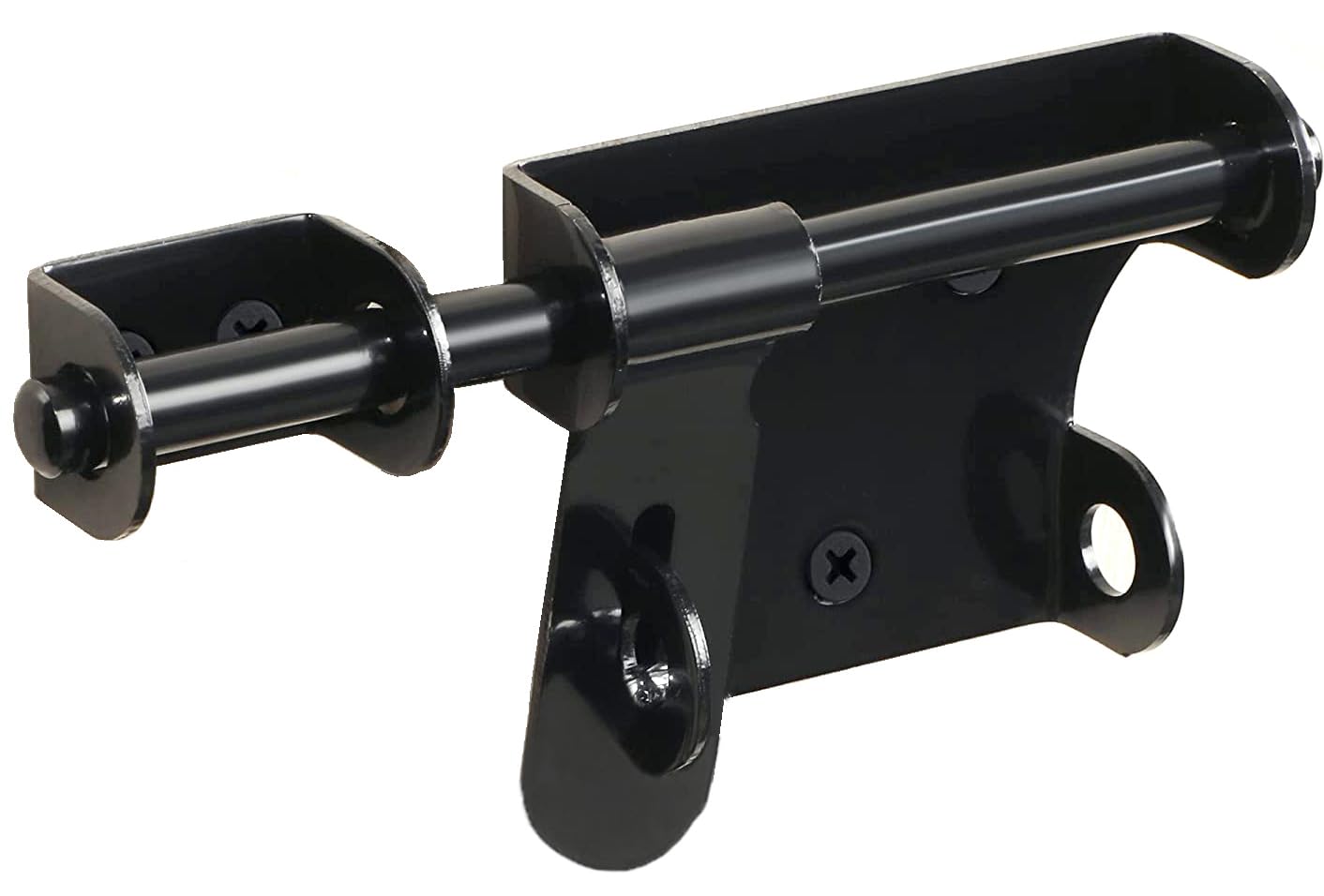 Loquet De Portail Coulissant ZiYuya - 15 Cm - Acier Inoxydable 304 Noir - Avec Trou Pour Cadenas - Pour Porte De Jardin, Grange, Clôture