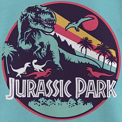 Jurassic Park Girl's Retro Circle T-Shirt2