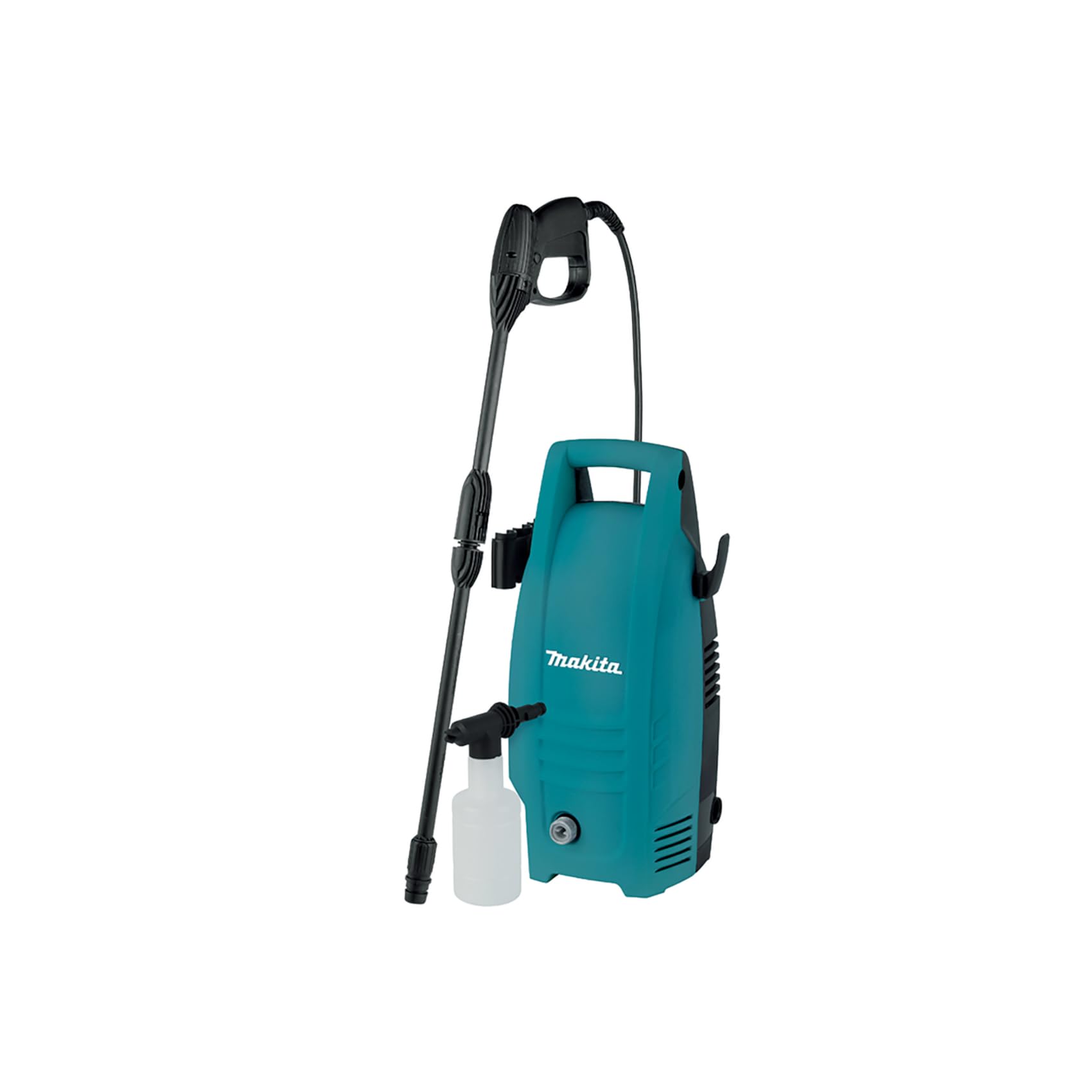 Makita HW101 100 Bar Compact Pressure Washer 240v + Detergent Bottle + Lance