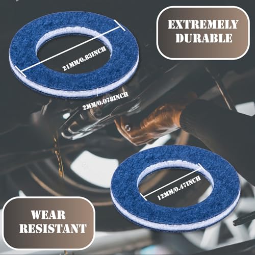 Image of 10 PCS Engine Oil Drain Plug Gaskets Replacement for Toyota 90430-12031 Lexus Scion RAV4 Camry Avalon Corolla