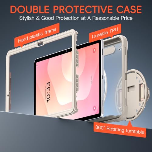 Funda para Samsung Galaxy Tab S11 con protector de pantalla y correa ajustable 3
