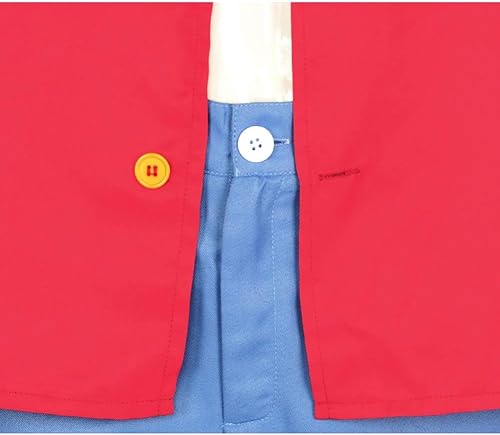 Miniatura 4 de Disfraz de Luffy para niños, disfraz de anime de mono D Luffy, camisa para cosplay, pantalones, sombrero de paja, trajes de Wano Country, traje de