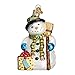 Old World Christmas Gleeful Snowman Glass Blown Ornament