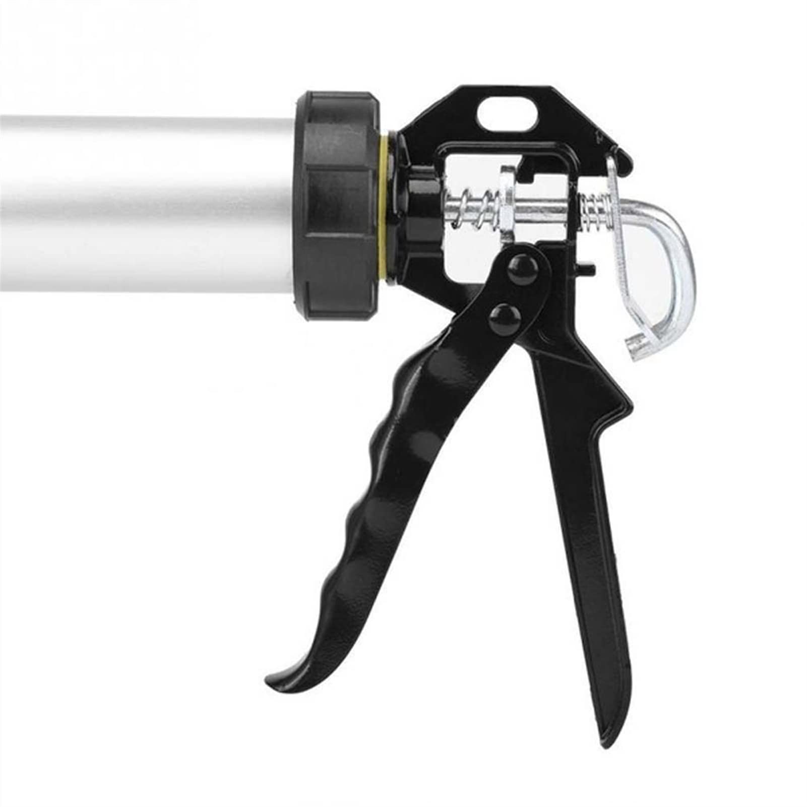 Pistola pulverizadora con Cepillo de Aire, 1 Unidad, Tubo de Aluminio, Pistola de calafateo de Silicona, Herramienta de calafateo de 600ml con 10 boquillas para decoración Temporal de uñas, Hobby pa