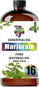 Marjoram Essential Oil (16 oz / 480 ml) – Marjoram Oils for diffusers, humidifiers, Home Baths, Cleaning Products, Yoga, DIY Soaps and DIY Scented Candles