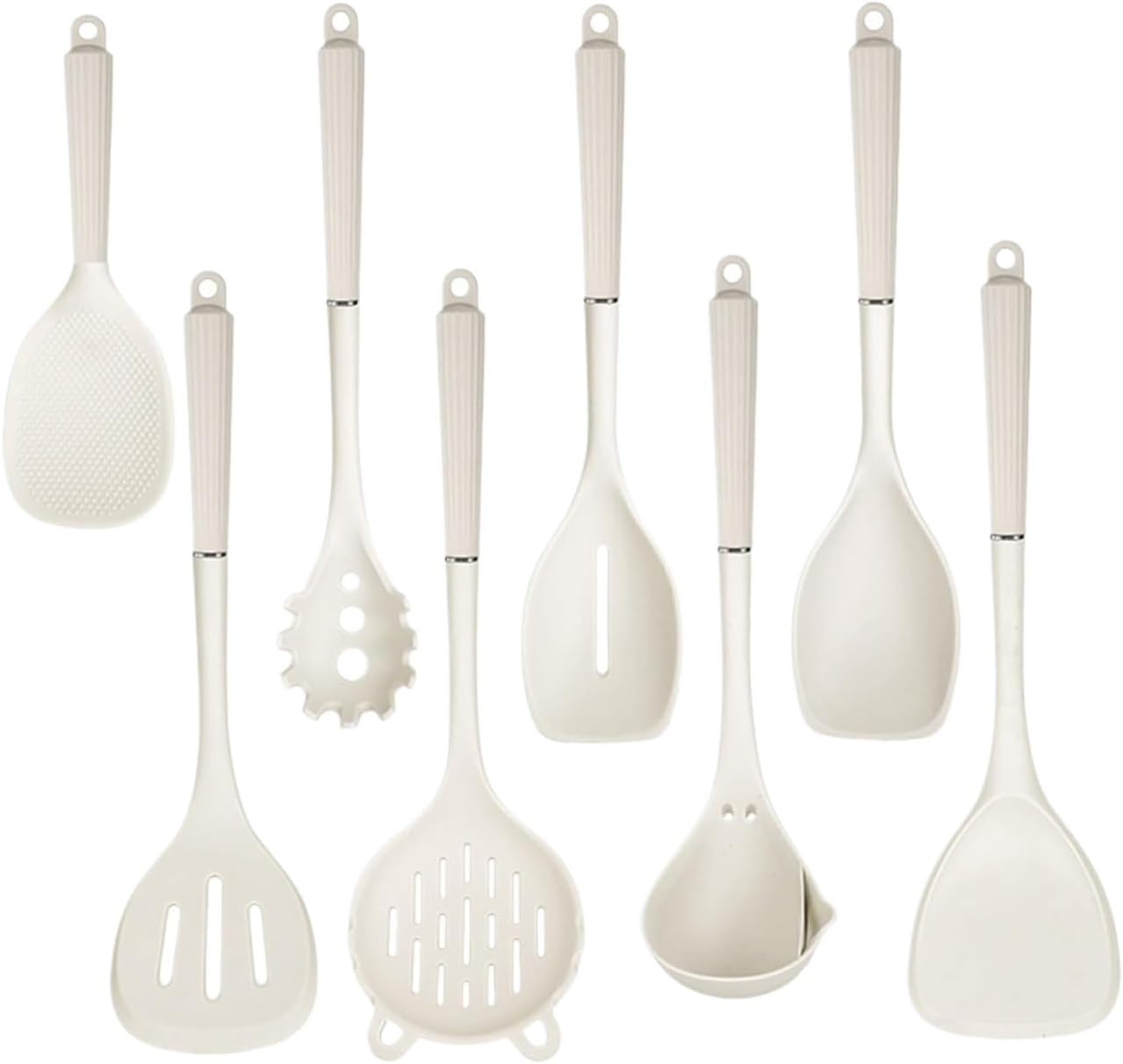 Kitchen Set Silicone Cooking Utensil Set Food Grade Kitchen Gadgets Spatula Set for Non-stick Cookware 8 Piece