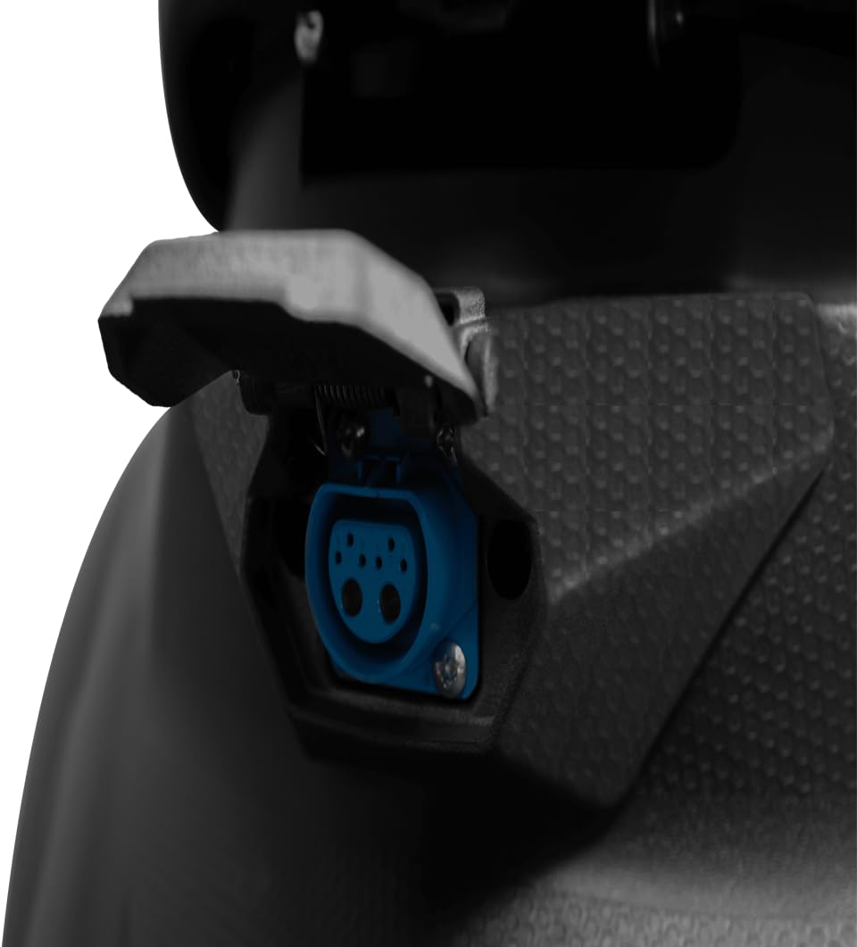 HOP EV Electric Scooter Leo V3 - Rear Wheel and Motor Detail