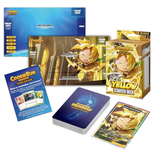 CookieRun Trading Card Game: Starter Deck Yellow | 2 Player Competitive TCG | 20 Minutes | Includes 60 Cards