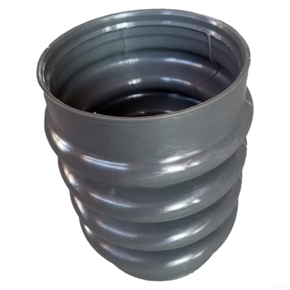 PU Faltenbalg für Wacker BS500 für rammer Grau 210mm PU Faltenbalg | Robustes PU-Material, wetterfest, abriebfest, für ideal für Baustellen, lange Lebensdauer
