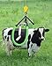 QWORK Cow Hip Lift, Heavy-Duty Cattle Lifter - Steel Cow Lift with Adjustable Pitch, Triangular Support Stand Up Assist Tool for Calving Milking Birthing Dystocia and Recovery Aid - 2204lb Capacity
