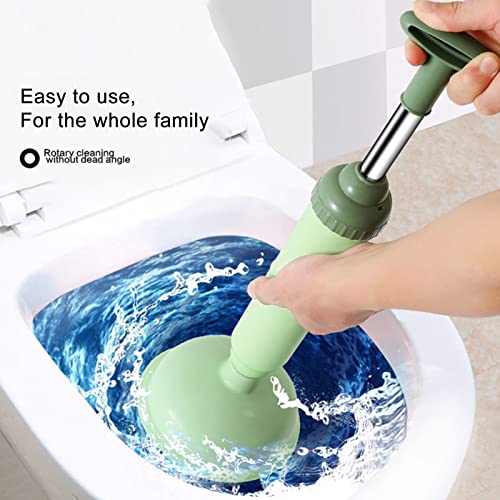 Desatascador de inodoro - Desatascador de alta presión para baño y cocina, limpiador de cañerías y desagües miniatura 2