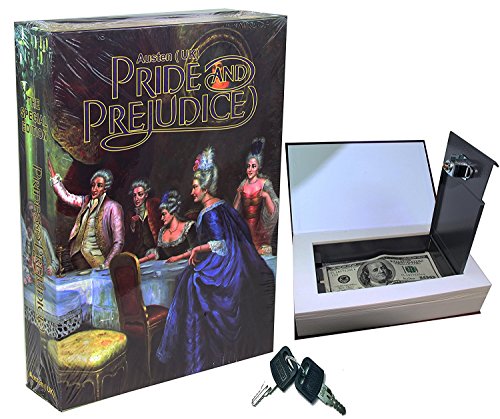 E-ONSALE Real Paper Book Locking Booksafe with Combination Combo Dictionary Secret Hidden Safe (Key-Pride&Prej)