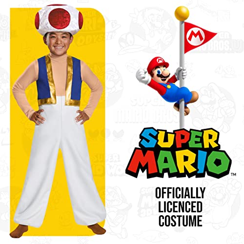 Disguise 85143K Toad Deluxe Costume, Medium thumb #1