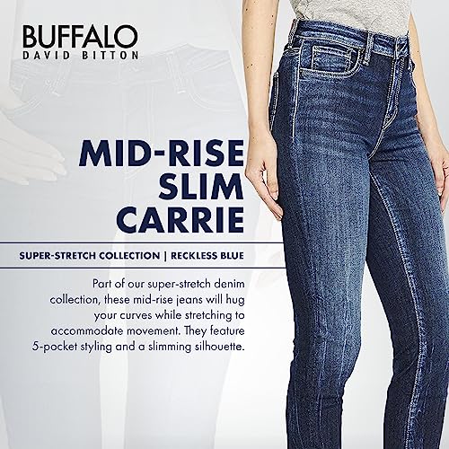 Buffalo David Bitton Women's Carrie Mid Rise Slim Jeans3