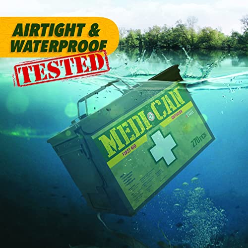 Be Smart Get Prepared 270Piece Medi+Can First Aid & Advance Wound Care Kit (Packaging May Vary) #TOP6