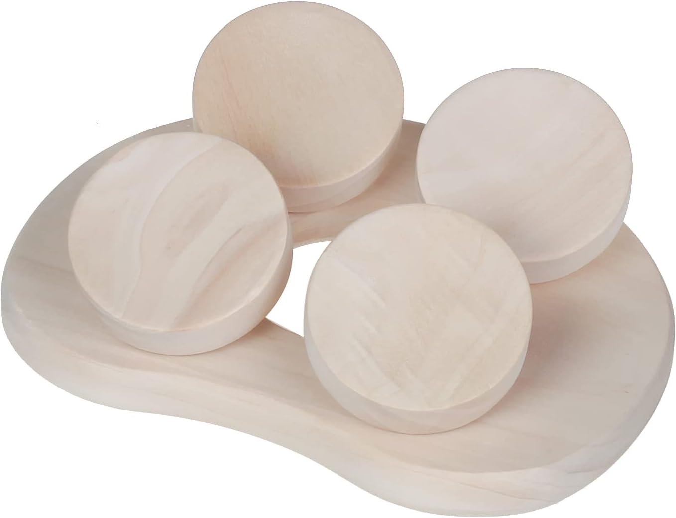 SudoreWell® Sauna Headrest with 4-Punkt Head Rest of Aspen Wood by Halu + Free 10 G Menthol Crystals