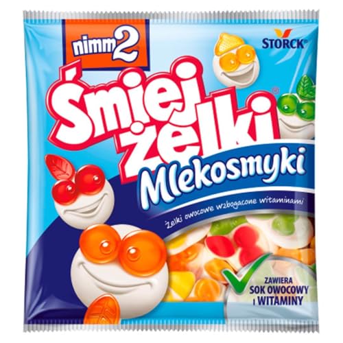 nimm2 Guma do śmiechu duchy mleczne, żelki owocowe z pianką mleczną - 1 x 225g mleczne duszki 1.14 EUR