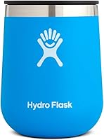 Vista 1 de Hydro Flask Vaso de vino de acero inoxidable de doble pared aislado al vacío de 10 onzas con tapa a presión, Pacific