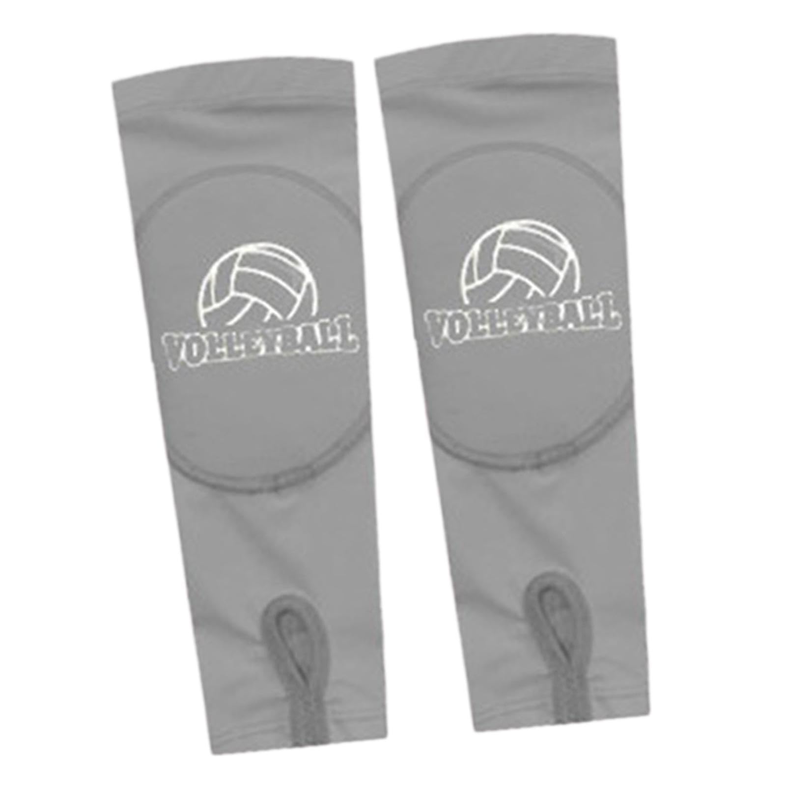 2 Pieces Volleyball Arm Sleeve Gloves Arm Sleeve for Running Work Basketball Grey |Sporting Goods | Team Sports | Basketball | Clothing, Shoes & Accessories | Protective Gear-image-32