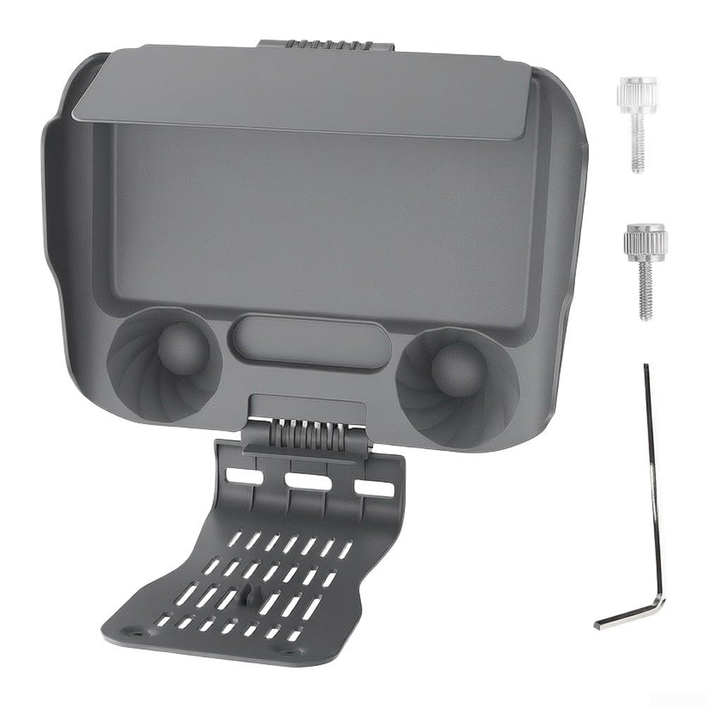 Linhexis 3 in 1 Sun Hood Protective Cover for for DJI Foldable Joystick & Screen Protector Sunshade for DJI RC 2 for Mini 4 Pro Air 3 Avata Remote Controller Screen Protection Case Cover(For RC)