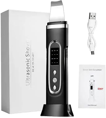 Professional Skin Scrubber - Facial Cleanser - Skin Care - Acne - Blackhead - ultrasonic Spatula