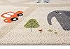 the carpet Happy Life - Habitación Infantil, Alfombra Infantil, Alfombra de Juego, Lavable, Alfombra de Calles, Calles, Jungla, Animales, Coche, Beige, 120 x 160 cm #1