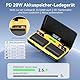 ENEGON LP-E6NH 20W Dual-Akku-Speicher-Schnellladegerät-Set (2X 3000mAh) kompatibel mit Canon EOS 5D, 6D,7D, 60D, 70D, 80D, 90D, XC10, XC15, R, R5, R6, R7, LCD-Anzeige