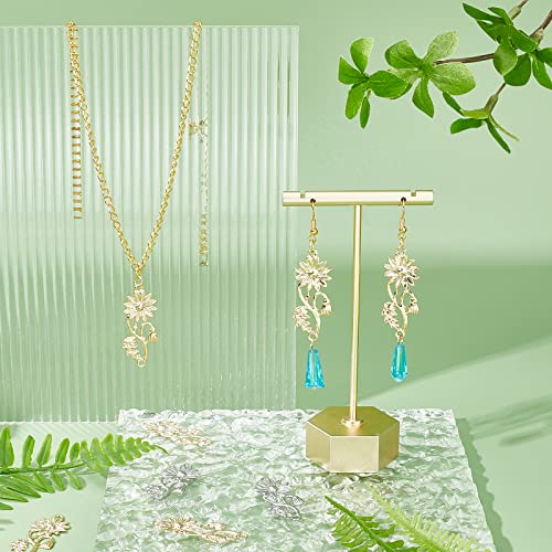 Dicosmetic 60Pcs Stainless Steel Sunflower Charms Pendant Antique Golden Jewelry Making Supplies Kit Craft Accessories For Diy Personalized Jewelry Making Findings Hole: 2Mm #TOP2