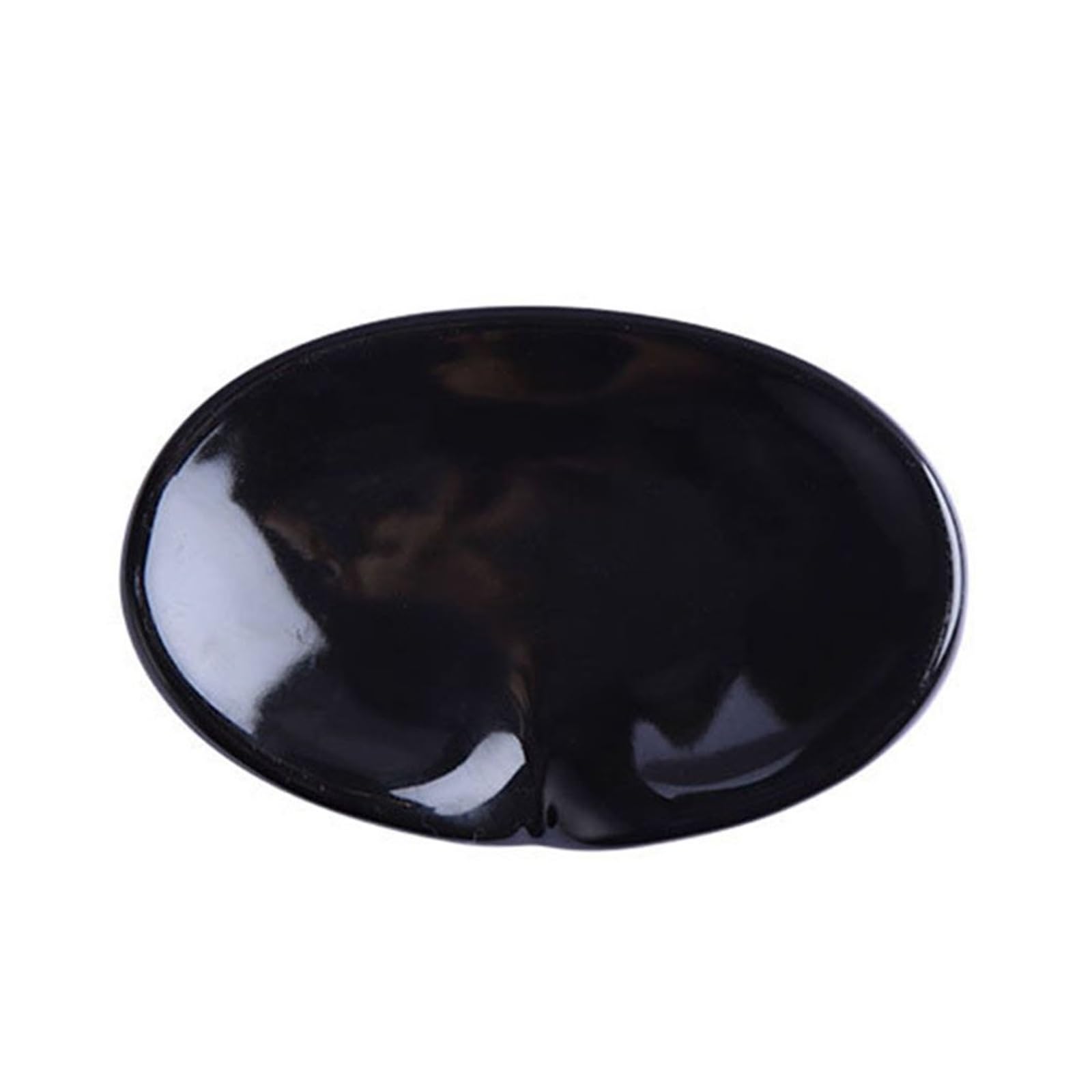 Soap Holder Self Draining Solid Color Soap Dish Extend Soap Life Light Luxury Ceramic Soap Tray Simple Creative Soap Drying Rack Household(Black)