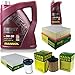 Produktbild QR-PARTS 69106703 Filter Set Inspektionspaket 6 Liter MANNOL Motoröl Energy Combi LL 5W-30 API SN/CF MANN-FILTER Luftfilter Innenraumfilter Ölfilter Kraftstofffilter