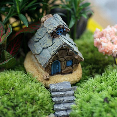 Liuqingwind 662194-GARDENDECOR Miniature Fairy Gardens Accessories Mini Stone House Decoration Fairy Garden Miniature Craft Micro Landscape Decors thumb #4