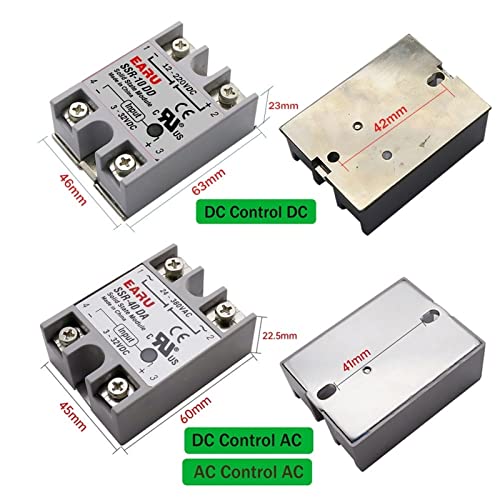 Relé SSR-80DA con conmutación silenciosa para regular la temperatura PID sin desgaste 4