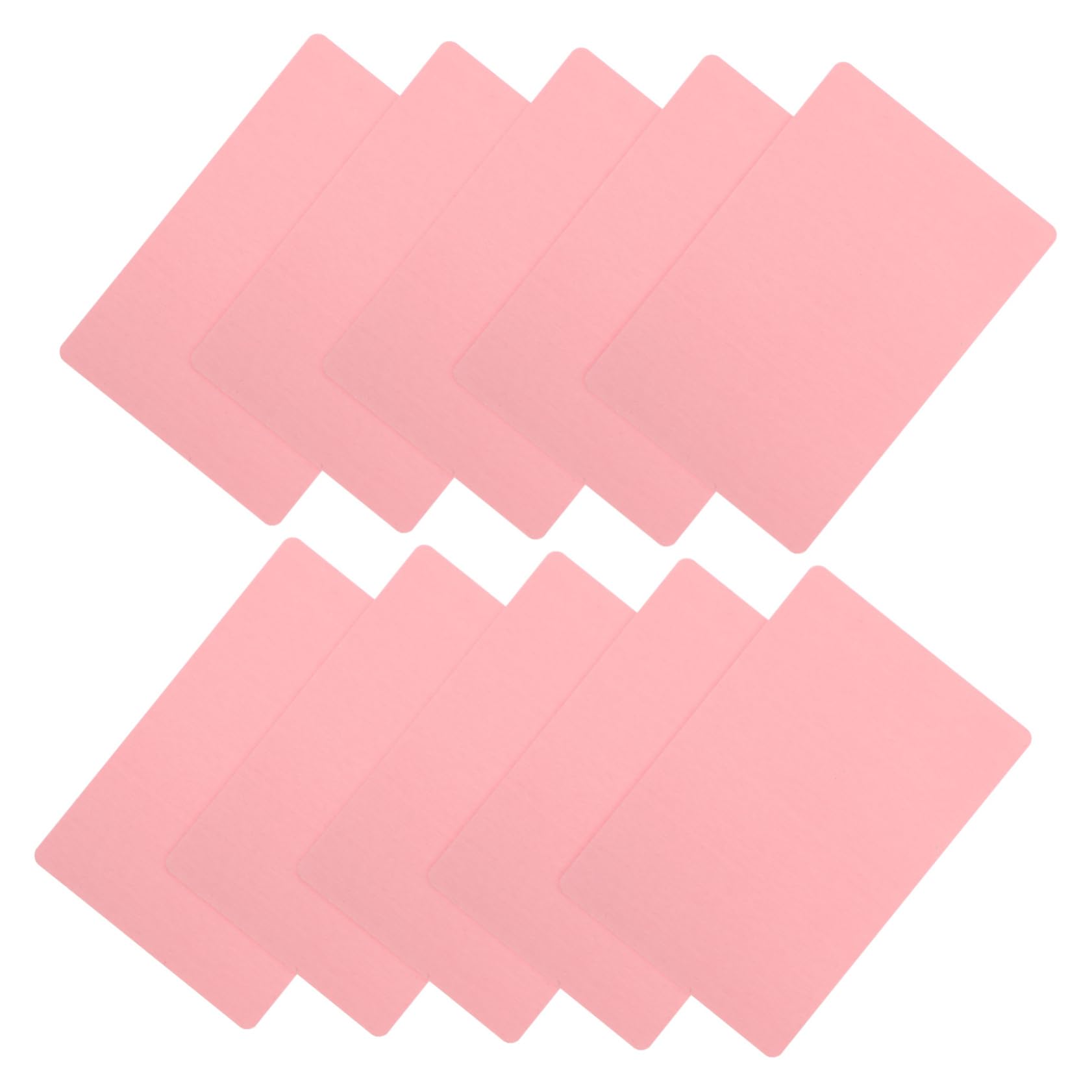 Amazon | PLAFOPE 彫刻用メタルカード 50枚入り アルミ製名刺ブランク