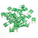 uxcell 30 Pcs 32V 30A Car Truck SUV Blade Fuses Green