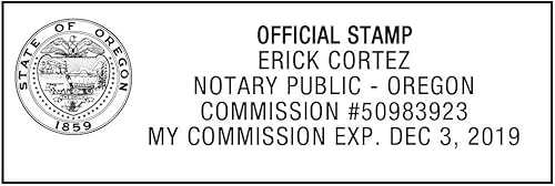 Miniatura 79 de MaxMark Sello redondo preentintado para el estado de Arkansas Ronda pre-entintado sello,Grabador de escritorio,Solo inserto de escritorio,Grabador