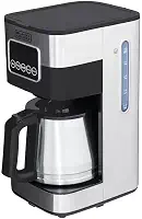 BLACK+DECKER Cafeteira Elétrica 220 V Inox, Filtro Permanente e Lavável, Capacidade 1,5 L, Ate 38 Cafézinhos, Painel Digital, Modelo CM350G-B2