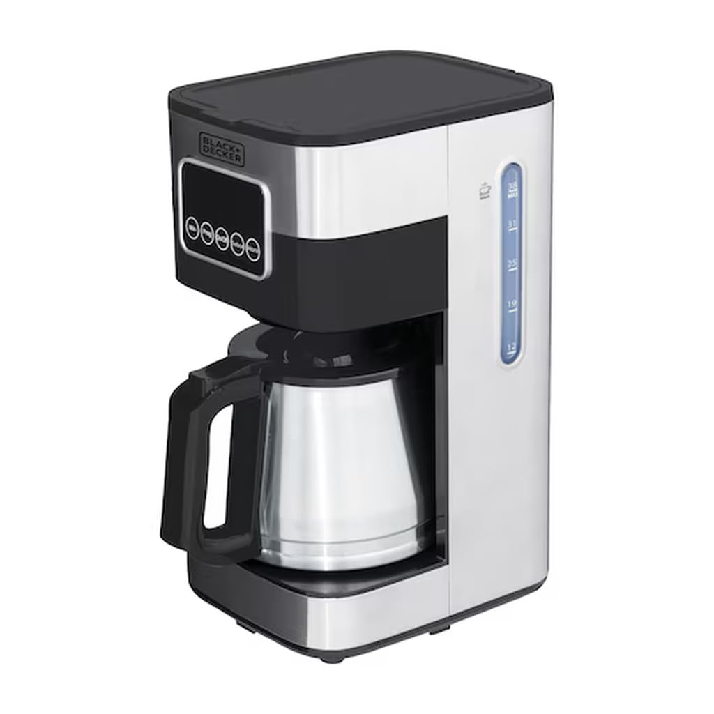 BLACK+DECKER Cafeteira Elétrica 110 V Inox, Filtro Permanente e