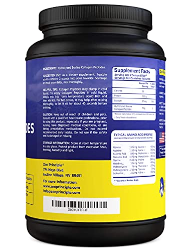 Extra Large Grass-Fed Collagen Peptides 3 Lb. Custom Anti-Aging Hydrolyzed Protein Powder For Healthy Hair, Skin, Joints & Nails. Paleo And Keto Friendly, Gmo And Gluten Free, Pasture-Raised Bovine. #TOP1