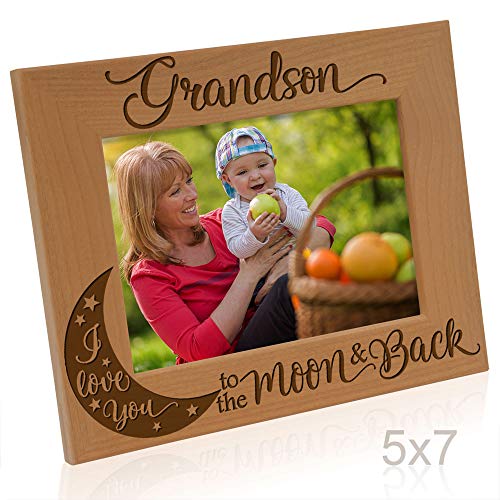 Kateposhgrandsoniloveyoutothemoonandbackengravedwoodpictureframegrandmagrandpagiftschristmasbirthdaymothersdayfathersday5x7horizontal Urban Country Home Decor Kate posh grandson i love you to the moon and back engraved wood picture frame grandma grandpa gifts christmas birthday mothers day fathers day 5×7 horizontal urban country home decor