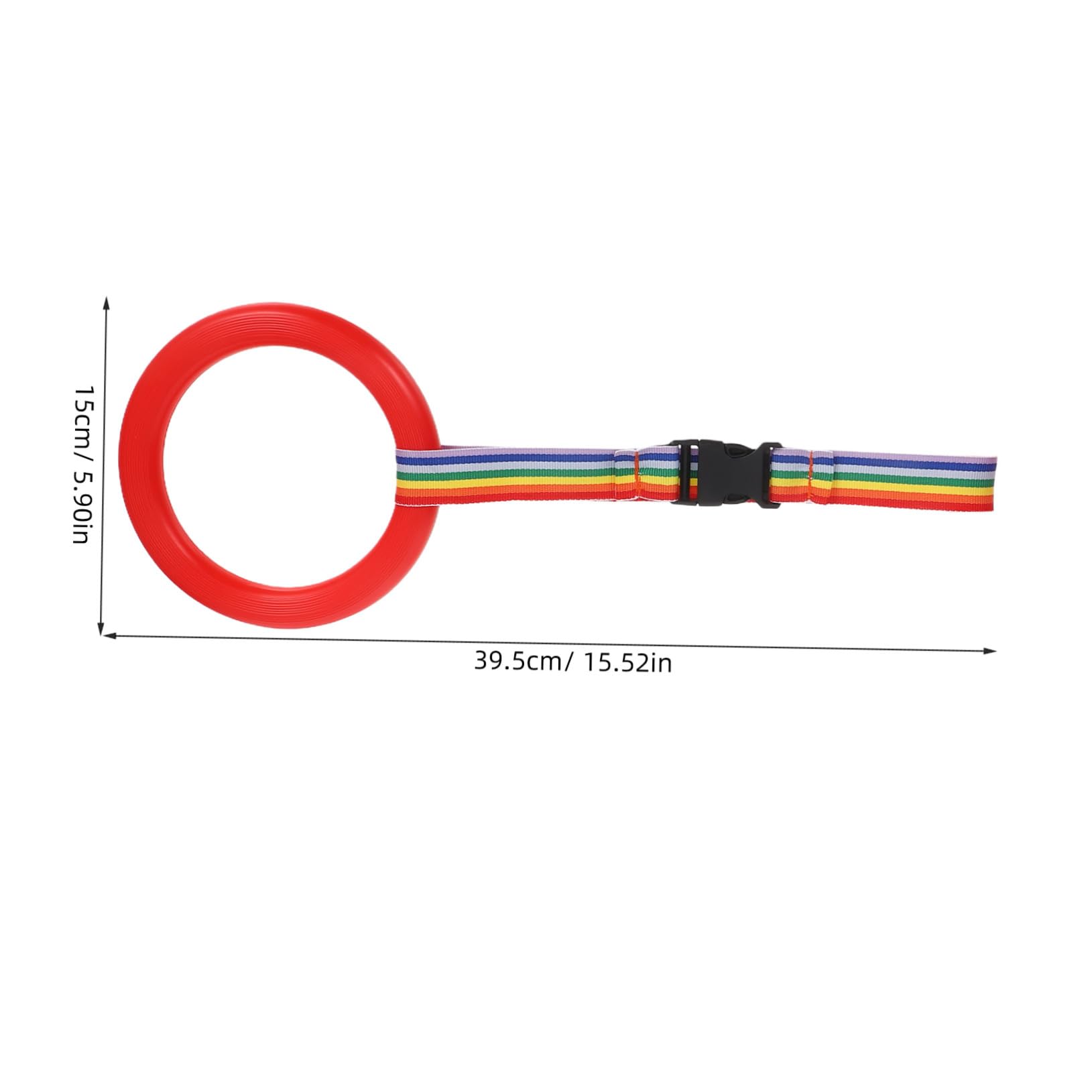 BESPORTBLE 24 Juegos De Pulseras De Para Correas Para Niñas Pulseras De Seguridad Para Bebés De Plástico Para En Edad Preescolar Cuerda Para Caminar Con Anillos Rojos