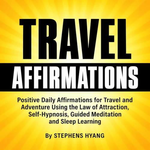Diseño de la portada del título Travel Affirmations