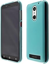caseroxx Protective Case Compatible with PEAQ PSP 400, Light Blue TPU Flexible Rubber Case, Shockproof Phone Case with Edge Protection, Perfect Fit & Robust for Everyday Use
