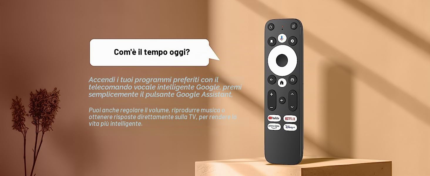 GigaBlue Android11 Giga TV OTT IP Stick 4K PRO HDR60Hz / HDMI2.1 / WiFi6 UHD 4K con Google App Store (adatto per App Netflix, App Disney+, App YouTube e molte altre)