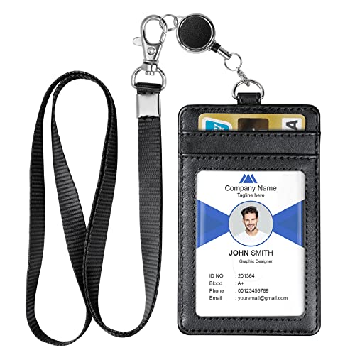 OFFCUP Ausweishülle, PU Leder ID Card Holder, Kartenhülle Mit