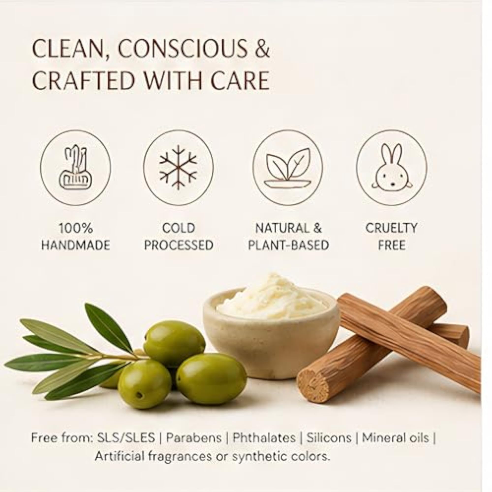 Wild Sand Luxury Handmade Cold-Process Soap with Turmeric and Sandalwood