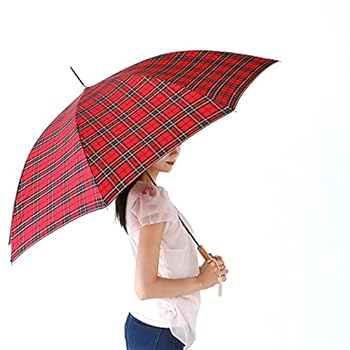 BURBERRY 赤 チェック柄 長傘 バーバリー 傘 長傘 赤 新品｜Yahoo!フリマ（旧PayPayフリマ）
