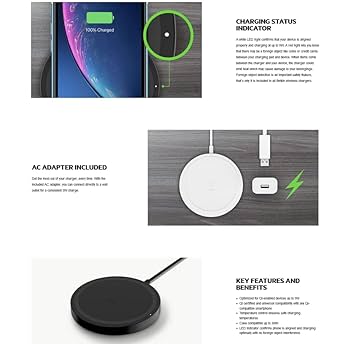 Amazon.com: Belkin Boost UP Wireless Charging Pad Bundle